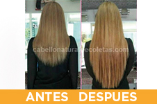 Extensiones naturales de cabello, Coletas de cabello